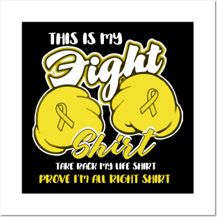 this is my fight childhood cancer shirt Posters and Art